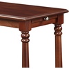 image:imageConvenience Concepts French Country Regent Chairside End Table 2375  Traditional Farmhouse Side Table with PullOut Table Shelf End Table with Storage Shelf for Living Room WhiteMahogany