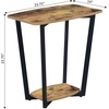 image:imageConvenience Concepts Graystone End Table Weathered Gray  Black FrameBarnwoodBlack