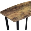 image:imageConvenience Concepts Graystone End Table Weathered Gray  Black FrameBarnwoodBlack