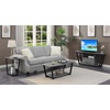 image:imageConvenience Concepts Graystone End Table Weathered Gray  Black FrameCementBlack