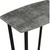 image:imageConvenience Concepts Graystone End Table Weathered Gray  Black FrameCementBlack