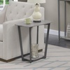 image:imageConvenience Concepts Graystone End Table Weathered Gray  Black FrameFaux BirchSlate Gray