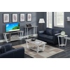 image:imageConvenience Concepts Graystone End Table Weathered Gray  Black FrameFaux BirchWhite