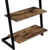 image:imageConvenience Concepts Graystone Ladder Bookshelf BarnwoodBlackBarnwoodBlack