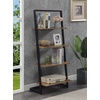 image:imageConvenience Concepts Graystone Ladder Bookshelf BarnwoodBlackBarnwoodBlack