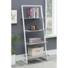 image:imageConvenience Concepts Graystone Ladder Bookshelf BarnwoodBlackFaux BirchWhite