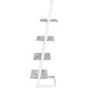 image:imageConvenience Concepts Graystone Ladder Bookshelf BarnwoodBlackFaux BirchWhite