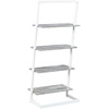 image:imageConvenience Concepts Graystone Ladder Bookshelf BarnwoodBlackFaux BirchWhite