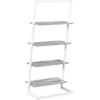 image:imageConvenience Concepts Graystone Ladder Bookshelf BarnwoodBlackFaux BirchWhite