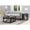 image:imageConvenience Concepts Monterey End Table with Shelves Weathered GrayBlackWeathered GrayBlack