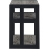 image:imageConvenience Concepts Monterey End Table with Shelves Weathered GrayBlackWeathered GrayBlack