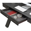 image:imageConvenience Concepts Newport 1 Drawer Desk Weathered GrayWeathered Gray
