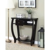 image:imageConvenience Concepts Newport 1 Drawer Dorchester Console Table with Shelf BlackEspresso