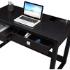 image:imageConvenience Concepts Newport 2Drawer Desk with Charging Station EspressoBlackEspressoBlack
