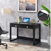 image:imageConvenience Concepts Newport 2Drawer Desk with Charging Station EspressoBlackEspressoBlack
