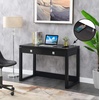 image:imageConvenience Concepts Newport 2Drawer Desk with Charging Station EspressoBlackEspressoBlack