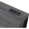 image:imageConvenience Concepts Newport 2Drawer Desk with Charging Station EspressoBlackWeathered GrayBlack