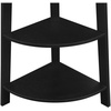 image:imageConvenience Concepts Newport 5 Tier Wide Corner Bookcase BlackBlack