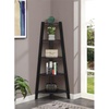 image:imageConvenience Concepts Newport 5 Tier Wide Corner Bookcase BlackBlack