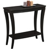 image:imageConvenience Concepts Newport Console Table with Shelf EspressoEspresso