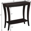 image:imageConvenience Concepts Newport Console Table with Shelf EspressoEspresso