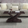 image:imageConvenience Concepts Newport CrissCross Coffee Table 42  Modern Rectangular Coffee Table Contemporary Criss Cross Center Table for Living Room Family Room Espresso