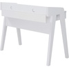 image:imageConvenience Concepts Newport Deluxe 2 Drawer Desk with Shelf IvoryWhite