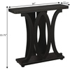 image:imageConvenience Concepts Newport Hailey Console Table Espresso