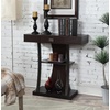 image:imageConvenience Concepts Newport Harri Console Table 36  Modern Sofa Table with Storage Shelves One Drawer Narrow Entryway Hall Table for Living Room BarnwoodBlackEspresso