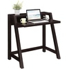 image:imageConvenience Concepts Newport Lilly 2 Tier Desk Espresso