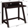 image:imageConvenience Concepts Newport Lilly 2 Tier Desk Espresso