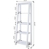 image:imageConvenience Concepts Newport Lilly Bookcase WhiteWhite