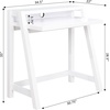 image:imageConvenience Concepts Newport Lilly Desk WhiteWhite