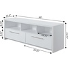 image:imageConvenience Concepts Newport Marbella TV Stand 60  Modern Entertainment Center for TVs up to 65 Contemporary Media Console with Storage Cabinets amp Shelves for Living amp Family Room WhiteWhite