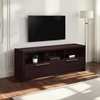 image:imageConvenience Concepts Newport Marbella TV Stand 60  Modern Entertainment Center for TVs up to 65 Contemporary Media Console with Storage Cabinets amp Shelves for Living amp Family Room WhiteEspresso
