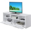 image:imageConvenience Concepts Newport Marbella TV Stand 60  Modern Entertainment Center for TVs up to 65 Contemporary Media Console with Storage Cabinets amp Shelves for Living amp Family Room WhiteWhite