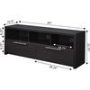 image:imageConvenience Concepts Newport Marbella TV Stand 60  Modern Entertainment Center for TVs up to 65 Contemporary Media Console with Storage Cabinets amp Shelves for Living amp Family Room WhiteEspresso