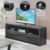image:imageConvenience Concepts Newport Marbella TV Stand 60  Modern Entertainment Center for TVs up to 65 Contemporary Media Console with Storage Cabinets amp Shelves for Living amp Family Room WhiteWeathered Gray
