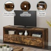 image:imageConvenience Concepts Newport Marbella TV Stand 60  Modern Entertainment Center for TVs up to 65 Contemporary Media Console with Storage Cabinets amp Shelves for Living amp Family Room WhiteBarnwood