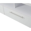 image:imageConvenience Concepts Newport Marbella TV Stand 60  Modern Entertainment Center for TVs up to 65 Contemporary Media Console with Storage Cabinets amp Shelves for Living amp Family Room WhiteWhite