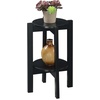 image:imageConvenience Concepts Newport Medium Plant Stand BlackBlack