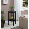 image:imageConvenience Concepts Newport Medium Plant Stand BlackBlack