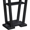 image:imageConvenience Concepts Newport V Console Table 315  Modern Sofa Table with Storage Shelves Narrow Entryway Hall Table for Living Room Display Accent Table Weathered GrayBlack