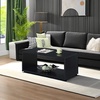 image:imageConvenience Concepts Northfield Admiral Coffee Table Black 18 in x 42 in x 18 inBlack