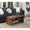 image:imageConvenience Concepts Northfield Admiral Deluxe Coffee Table with Shelves R40567 White Faux MarbleBarnwood