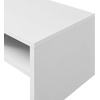 image:imageConvenience Concepts Northfield Admiral Deluxe Coffee Table with Shelves R40567 White Faux MarbleWhite