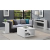 image:imageConvenience Concepts Northfield Admiral Square Coffee Table BlackWhite