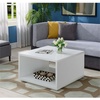 image:imageConvenience Concepts Northfield Admiral Square Coffee Table BlackWhite
