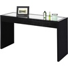 image:imageConvenience Concepts Northfield Mirrored Console Table WhiteBlack