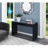 image:imageConvenience Concepts Northfield Mirrored Console Table WhiteBlack